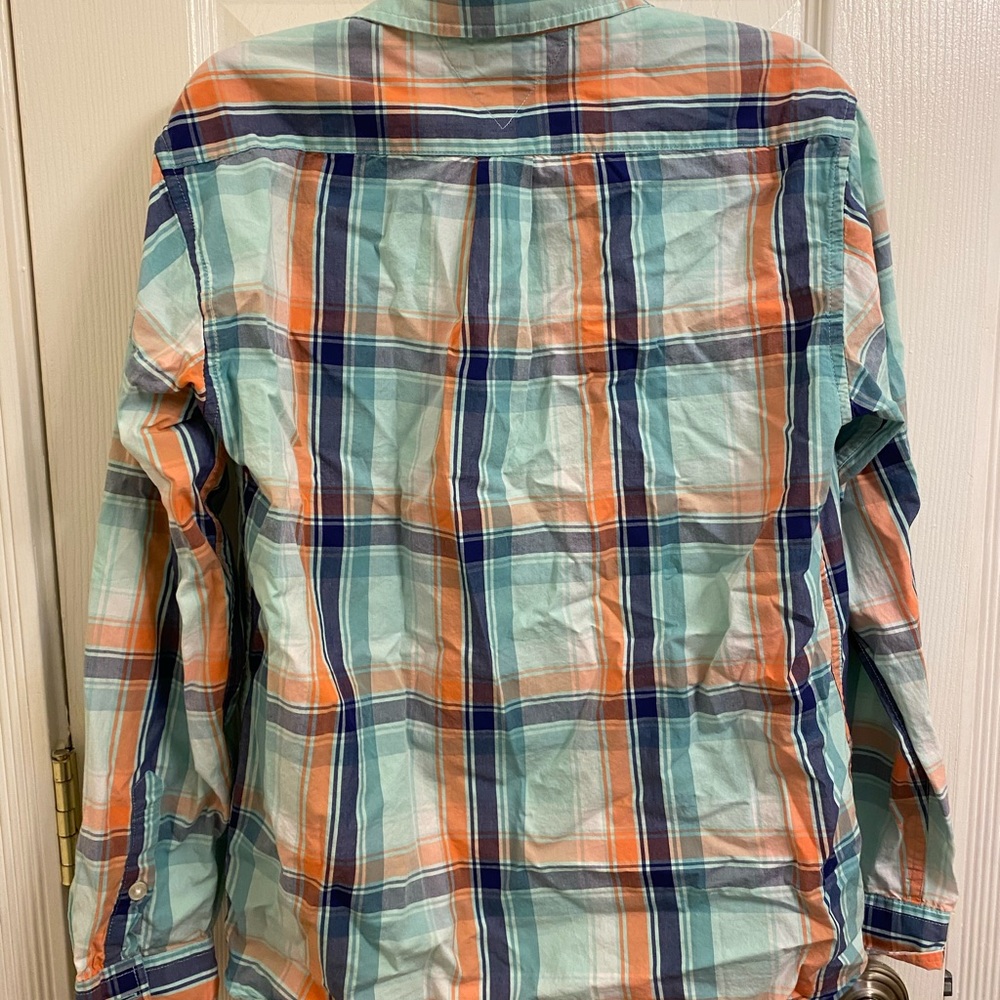 Tommy Hilfiger boy plaid shirt XL 16/18 - Picture 4 of 4